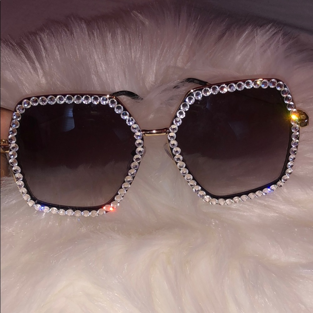 Chic Rhinestone Sunglasses